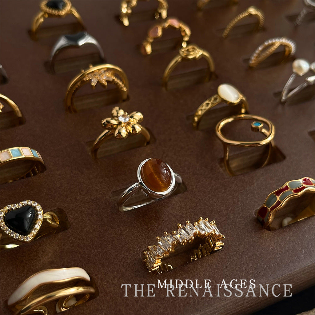 Gold Plated & Adjustable Rings